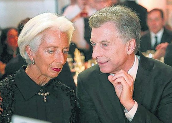 Macri con Lagarde