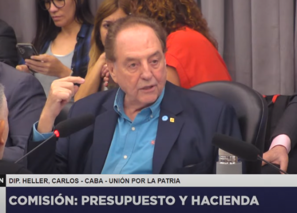 Carlos Heller en Comisión de Presupuesto