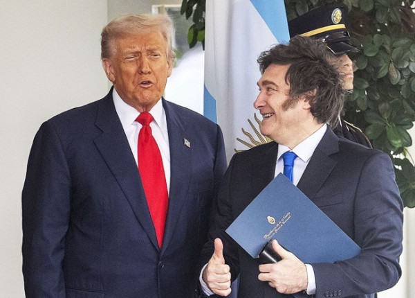Donald Trump y Javier Milei