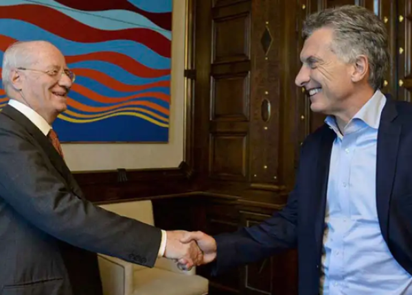 Paolo Rocca y Mauricio Macri