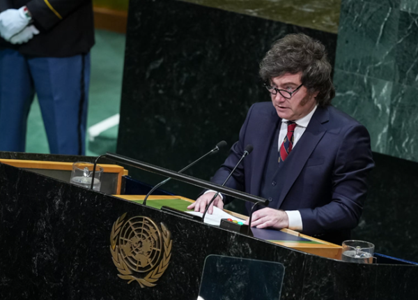 Milei en discurso en la ONU 2026