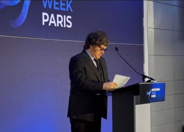 Javier Milei en Argentina Week París