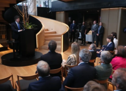 Javier Milei en Corporación América