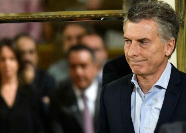 Macri en Salón Blanco