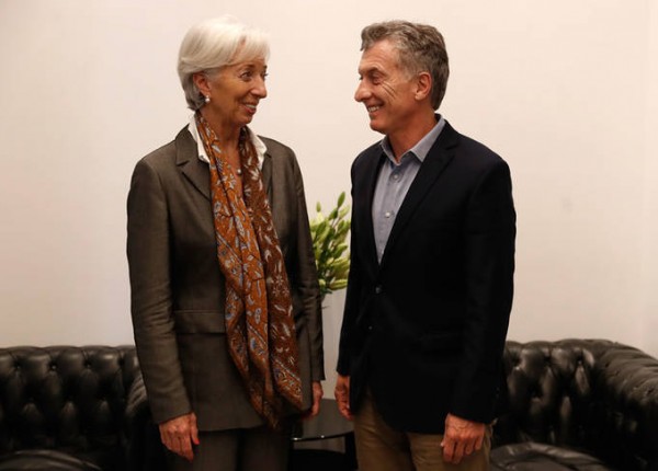 Lagarde y Macri