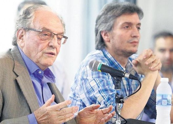 Heller con Maximo Kirchner en el BAUEN