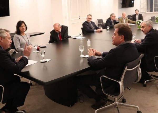 Alberto Fernández con CEO de Vicentin