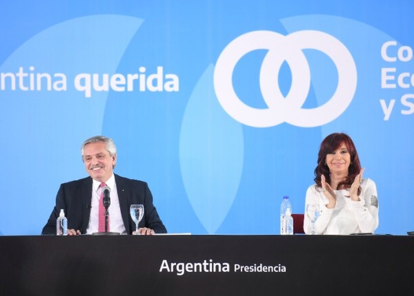 Alberto Fernández y Cristina Fernández de Kirchner