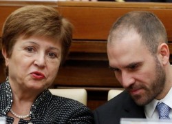 Kristalina Georgieva y Martín Guzmán