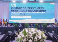 Alberto Fernández en reunión de la Celac