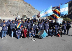 protesta en ruta en Jujuy